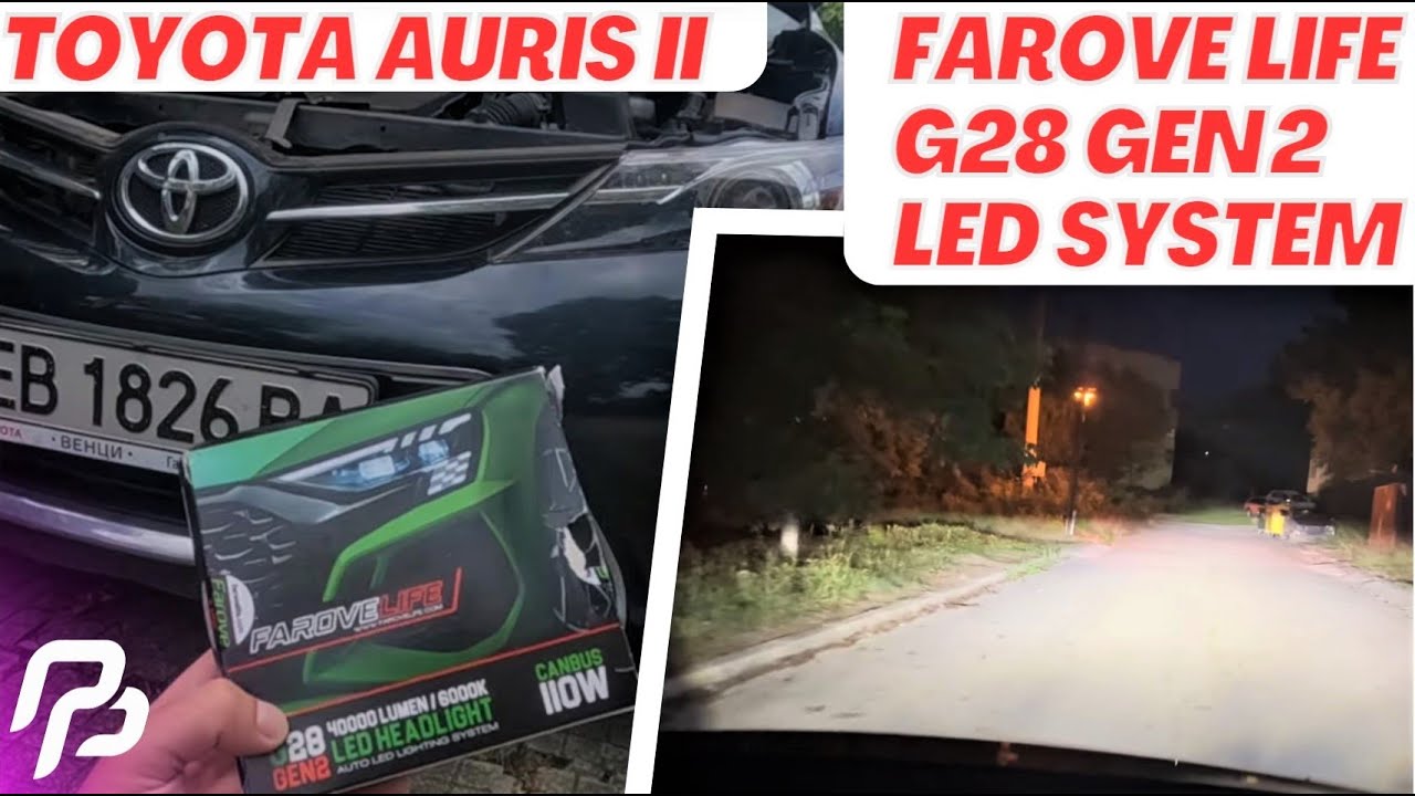 Toyota AURIS II (HiR2) | G28 GEN 2 LED by Farove-Life | INSTALLATION and TESTING