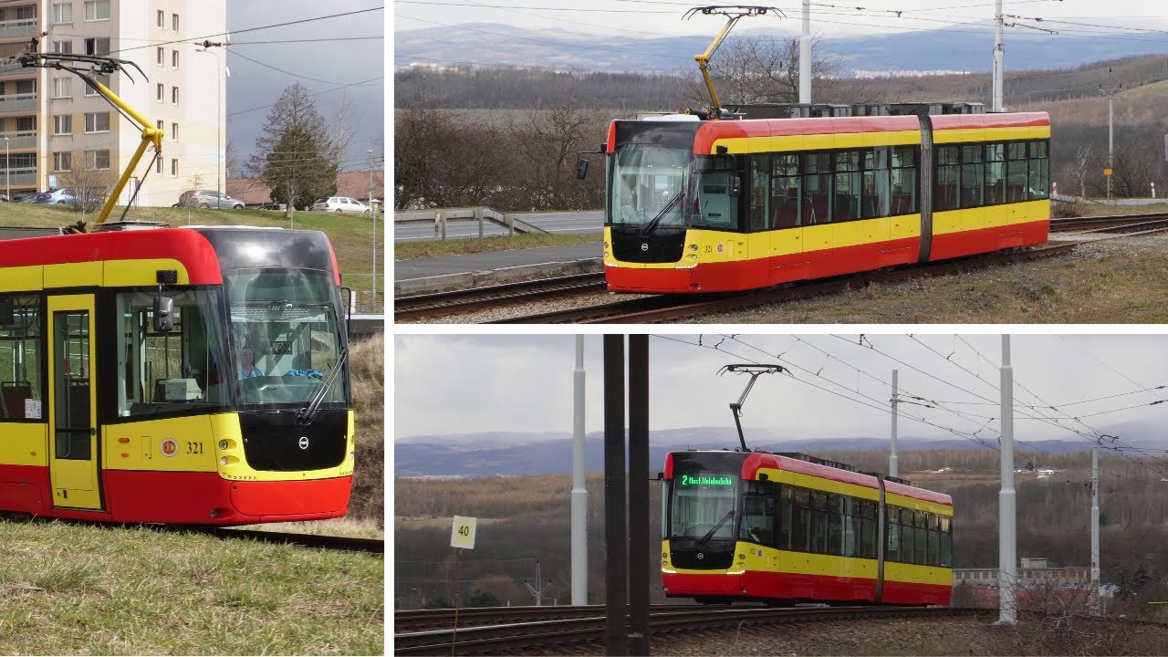 Tramvaje EVO 2 DP Mostu a Litvínova | smyčka Velebudická, Most |