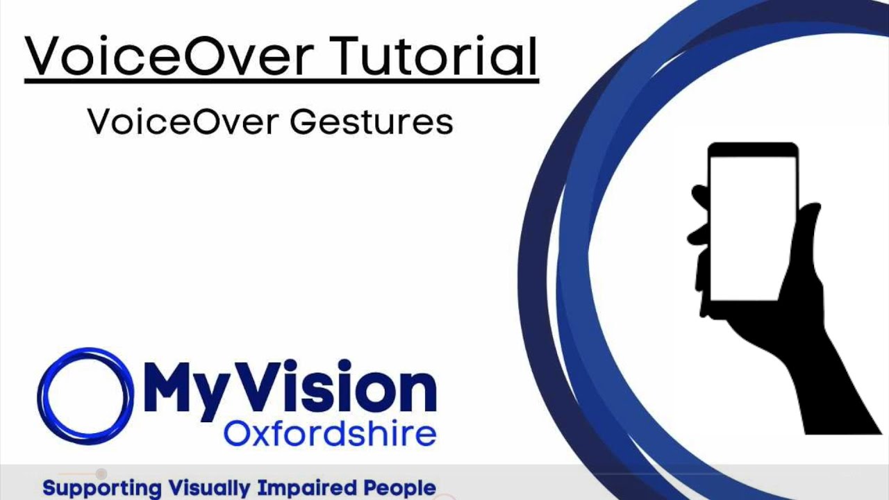 Voiceover Tutorial: VoiceOver Gestures