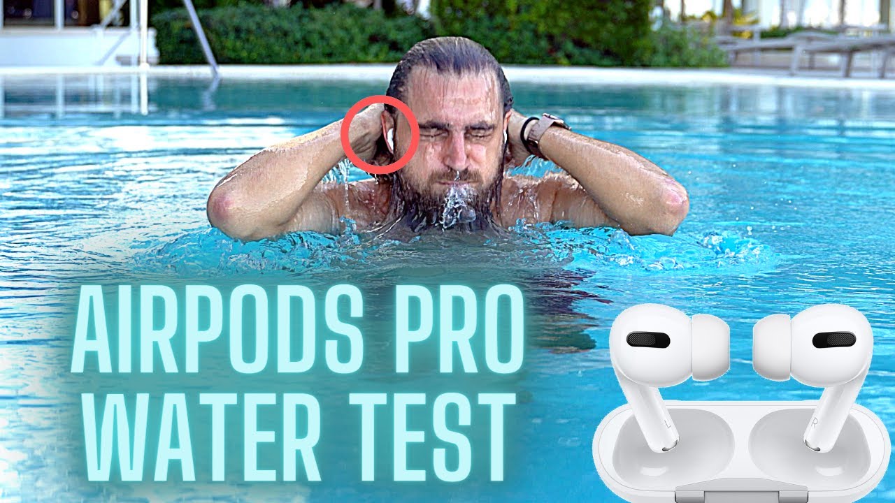 AirPods Pro WATER TEST!! (Pool to Washing Machine)