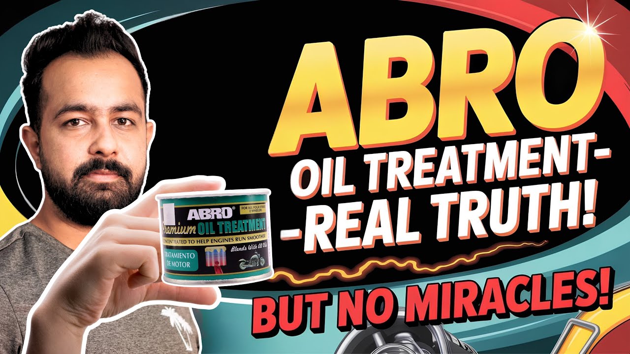 ₹68 का Abro Oil Treatment! 😱 क्या ये Worth है? 🏍️⚙️