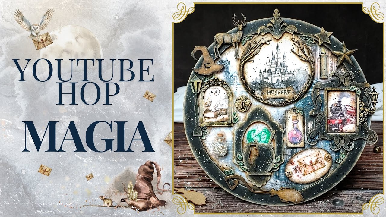YouTube Hop MAGIA - Magiczna ramka 🪄 Magical frame 🧙🏻&zwj;♂️ @katarzyna.orska.decoupage ⚡