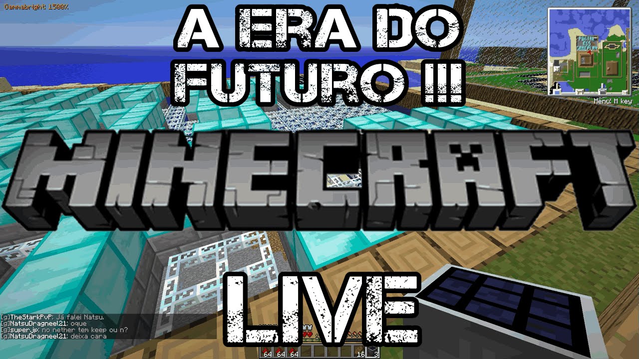 MINECRAFT AEDF - A ERA DO FUTURO (PT-BR) - LIVE DE GRAVA&Ccedil;&Atilde;O - PortalR15Gameplay