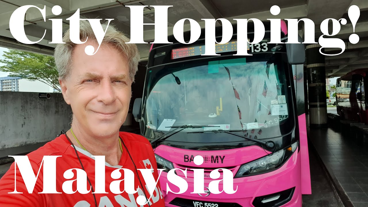 City Hopping in Malaysia! (Port Dickson to Kuala Lumpur by pink bus, KTM train, and Monorail)