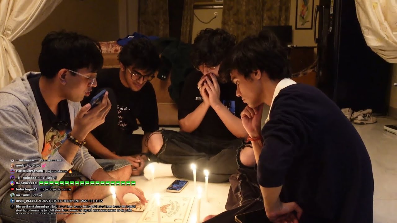 🚨⚠️ouija board stream 🚨⚠️ ft. @adarshuc @Maxtern @Sarcastic Monk