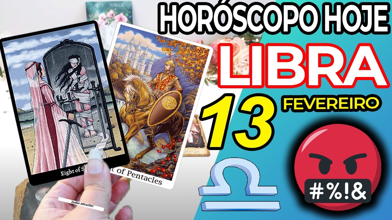 PARE JÁ❗️ALGUÉM ESTÁ PREPARANDO ALGO MALIGNO🤬 Libra ♎ 13 Fevereiro 2026 | Horoscopo do dia de hoje ♎