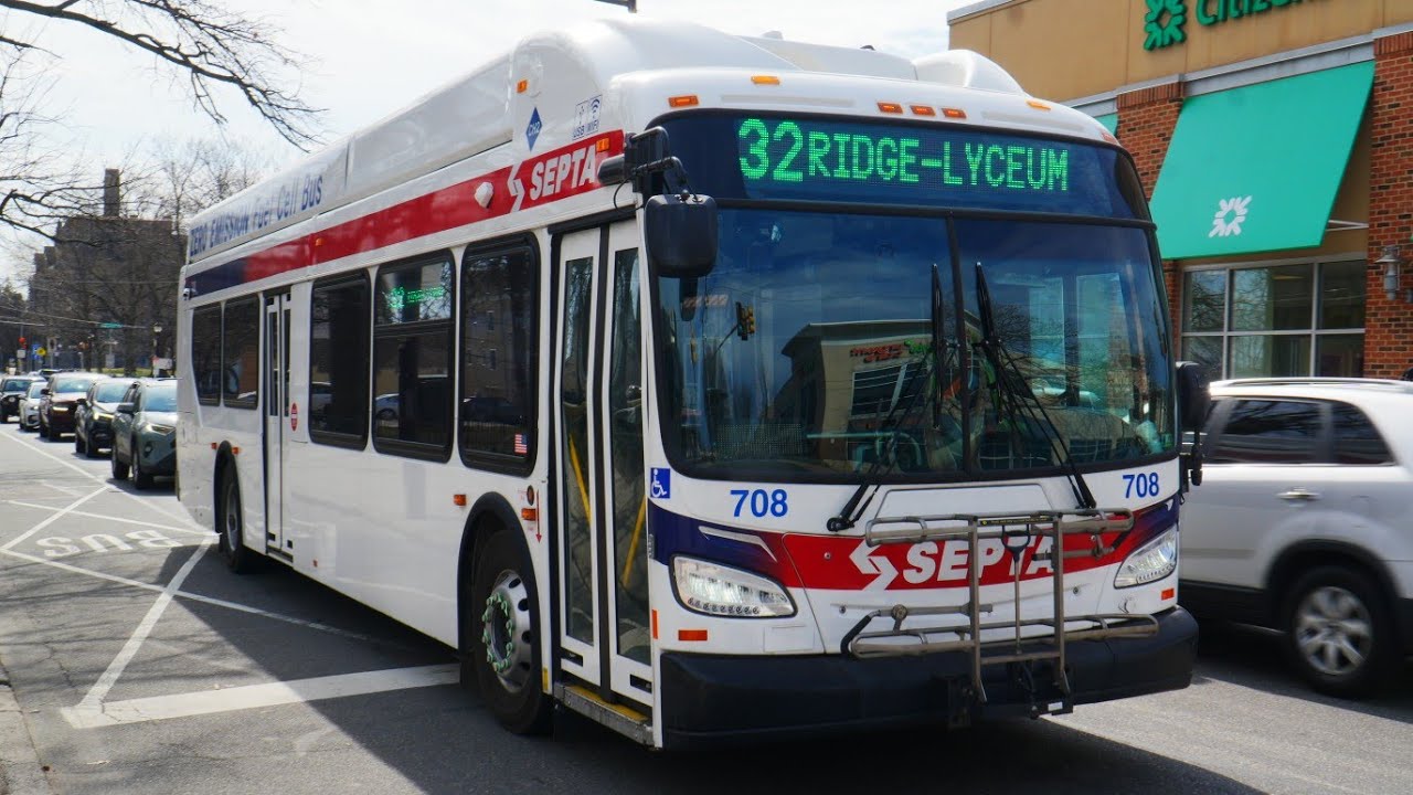 SEPTA Ride: 2024 New Flyer XHE40 708 on Route 32