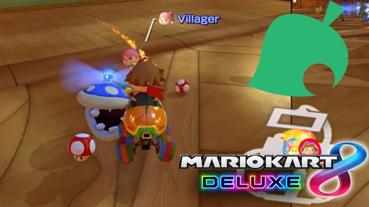 Mario Kart 8 Renegade Roundup Villager VS Villager