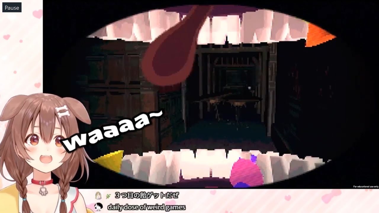 Korone screaming a lot for candies (EngSub)