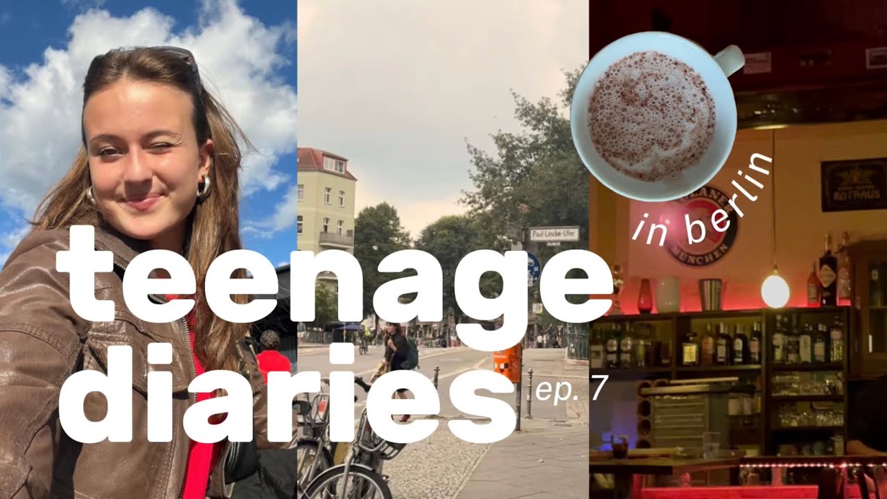 teenage diaries in berlin ep. 7 | art gallery, birthdays 🥂, café dates 🪴