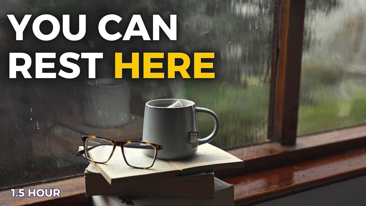 Feeling Mentally Drained Today? ☕ Rain on the Window for a Gentle Mental Reset | 1.5H