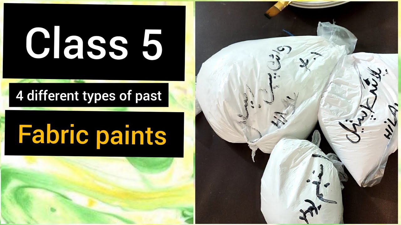 Different types of past | fabric painting | which past use for fabric painting
