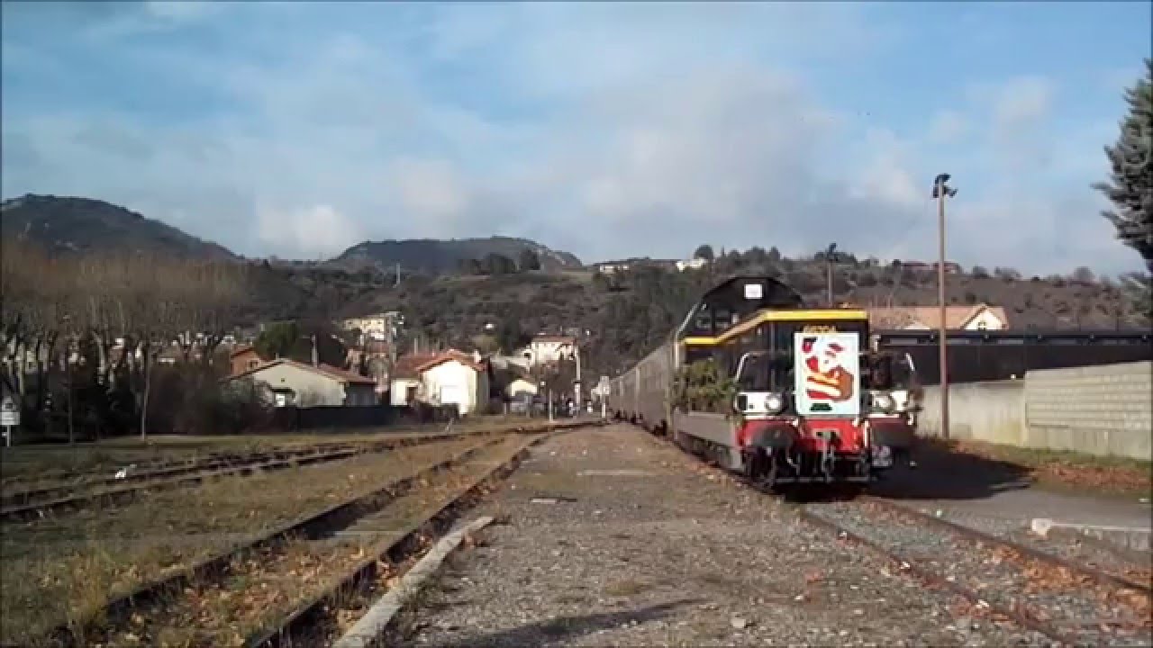 Train de Noël de l'ACPR sur  Carcassone-Quillan