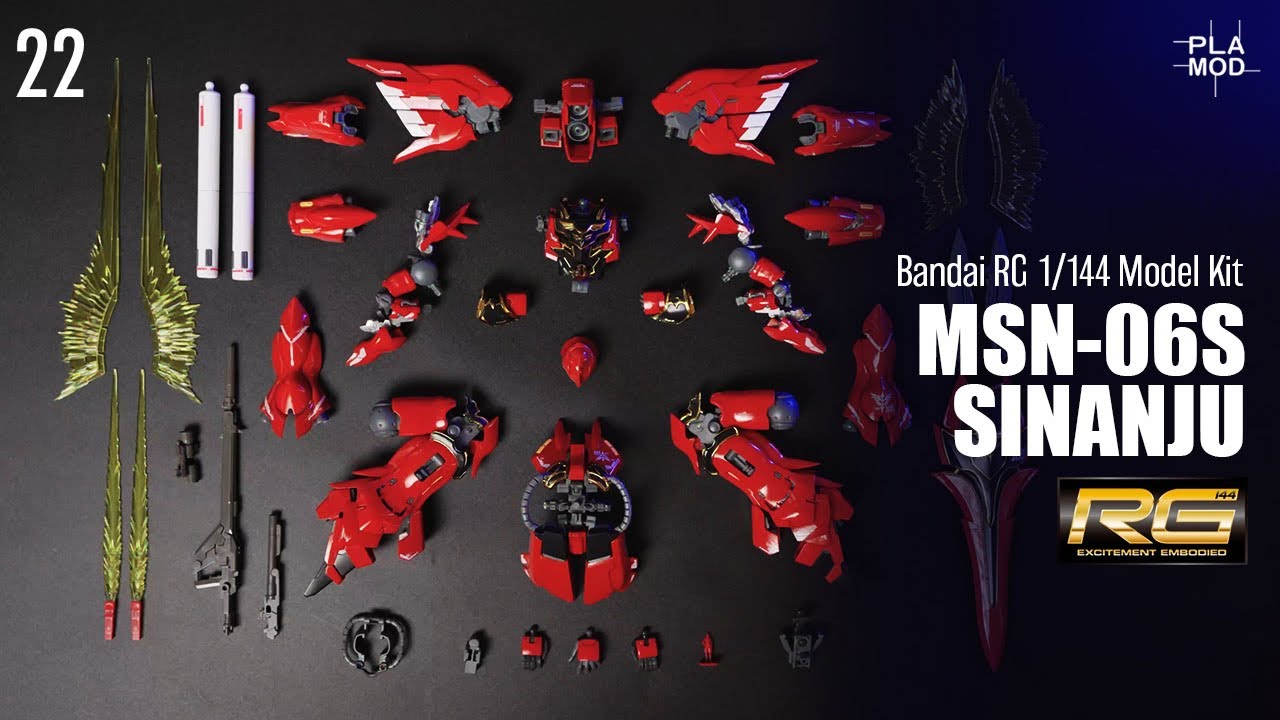 [FULL] SINANJU MSN-06S | Bandai RG Model Kit | Speed Build #ガンダム #ガンプラ