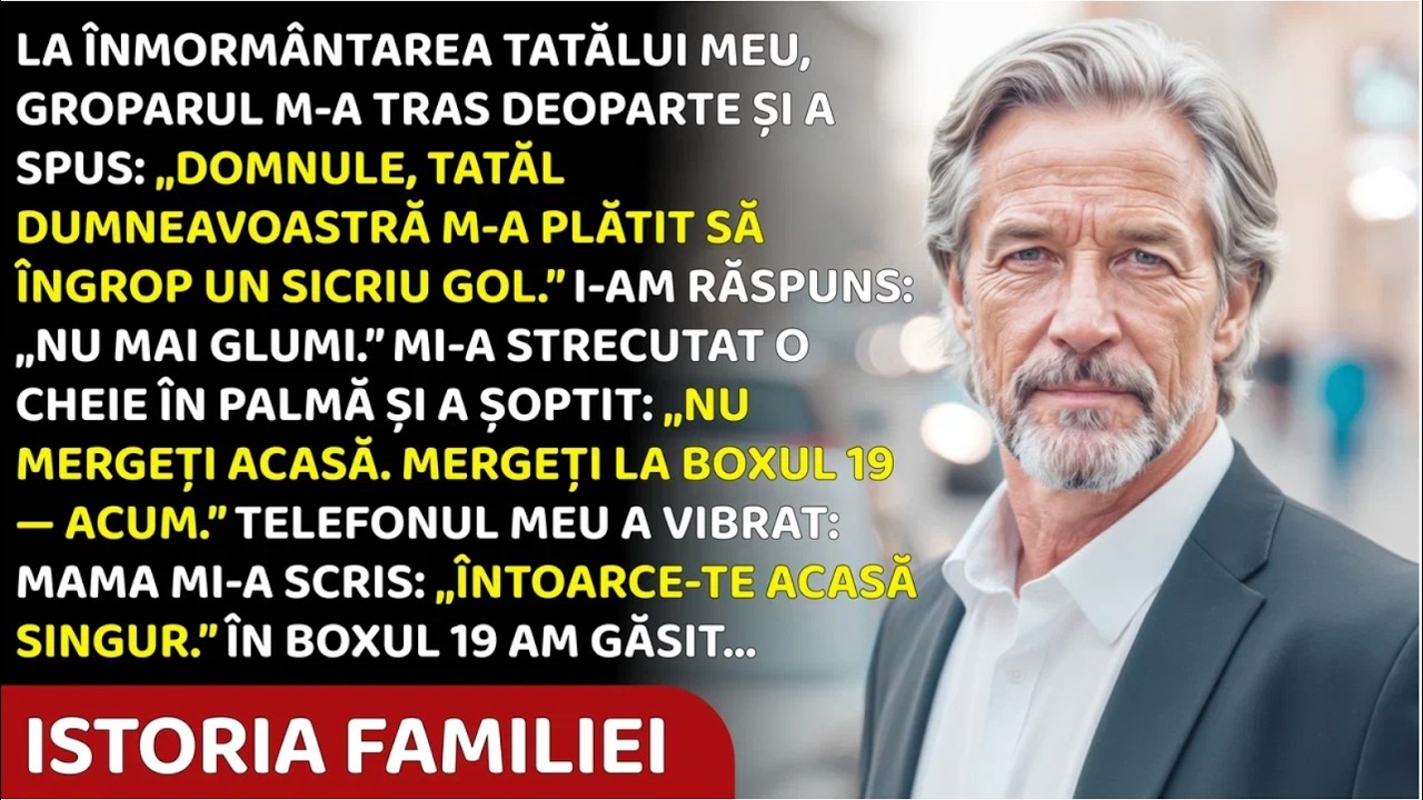 Groparul A Șoptit: „Sicriul Este Gol. Mergeți La Boxul 19” — Acolo L-am Găsit Pe Tatăl Meu