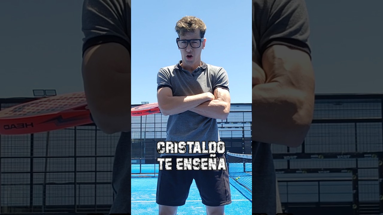 CRISTALDO TE ENSE&Ntilde;A A JUGAR AL PADEL