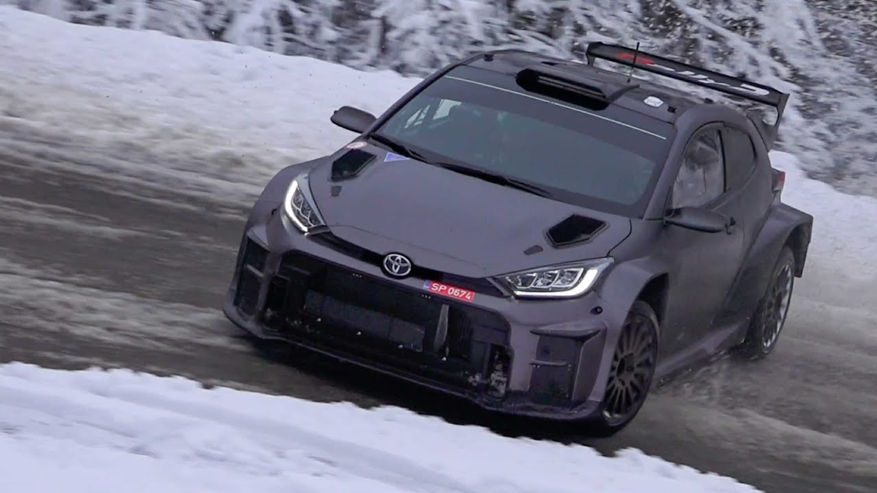 Test Rallye Monte Carlo 2025 | Oliver Solberg & Elliott Edmondson | Toyota GR Yaris Rally2