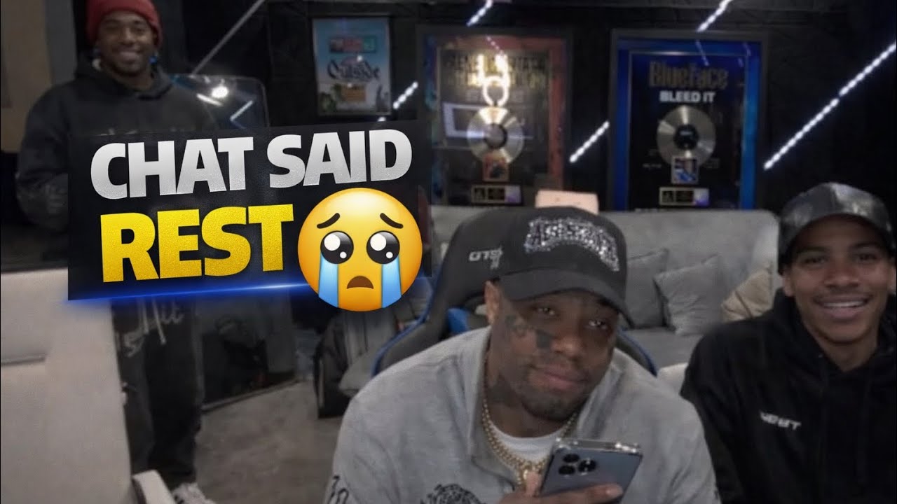 Blueface Goes Back To Desktop Stream After Party With Coco Bliss… Chat Said He Needs Rest 👀