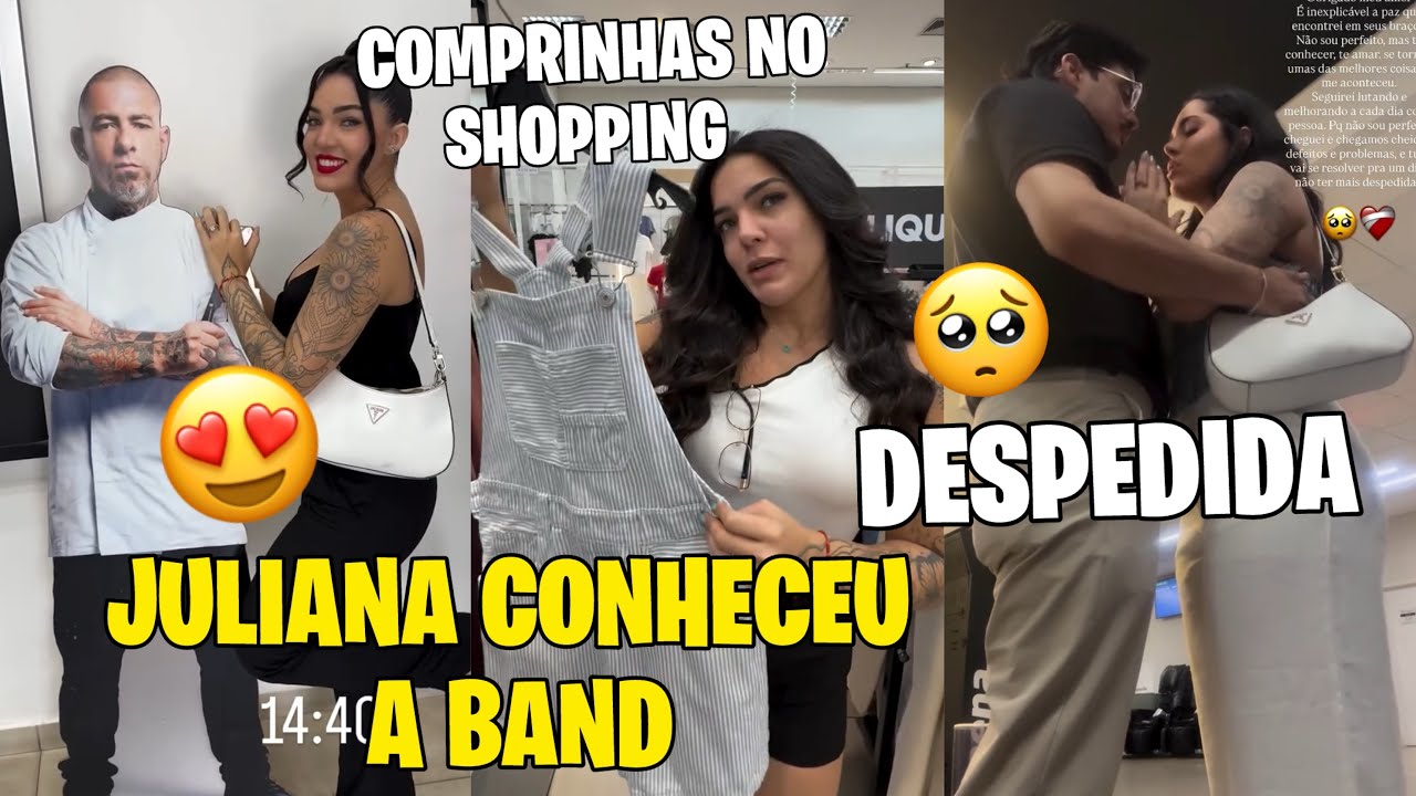 JULIANA PRISCILA CONHECEU A BAND+ COMPRINHAS NO SHOPPING+ DIA DE IR EMBORA 😢