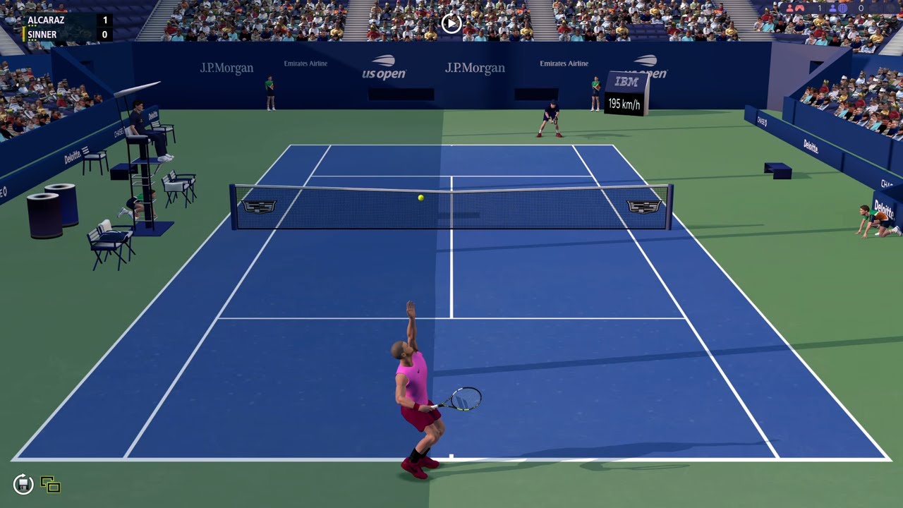 Carlos Alcaraz VS Jannik Sinner US OPEN 2025 | Full Ace Tennis Simulator