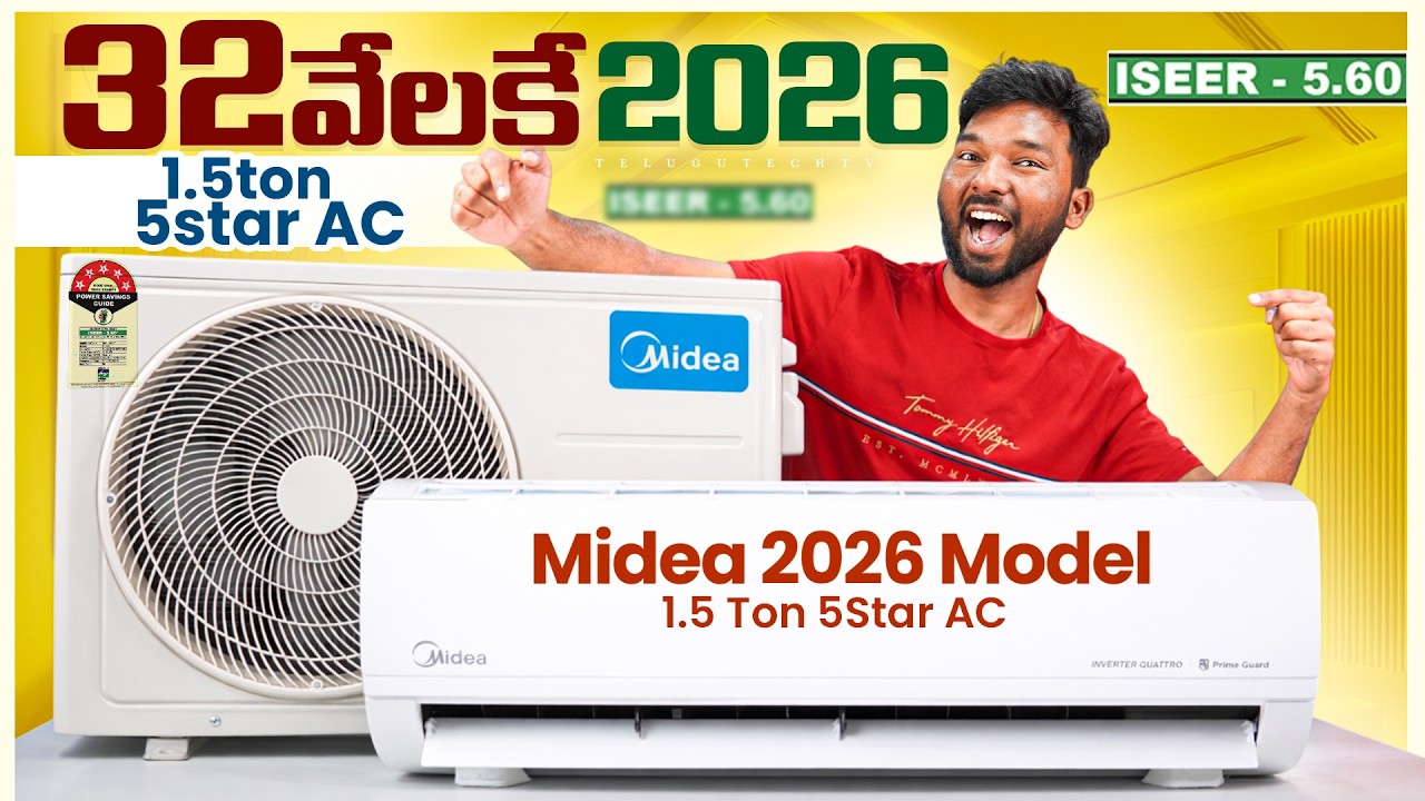 Midea 1.5 Ton 5 Star 2026 Model Review | Best AC Under ₹40K
