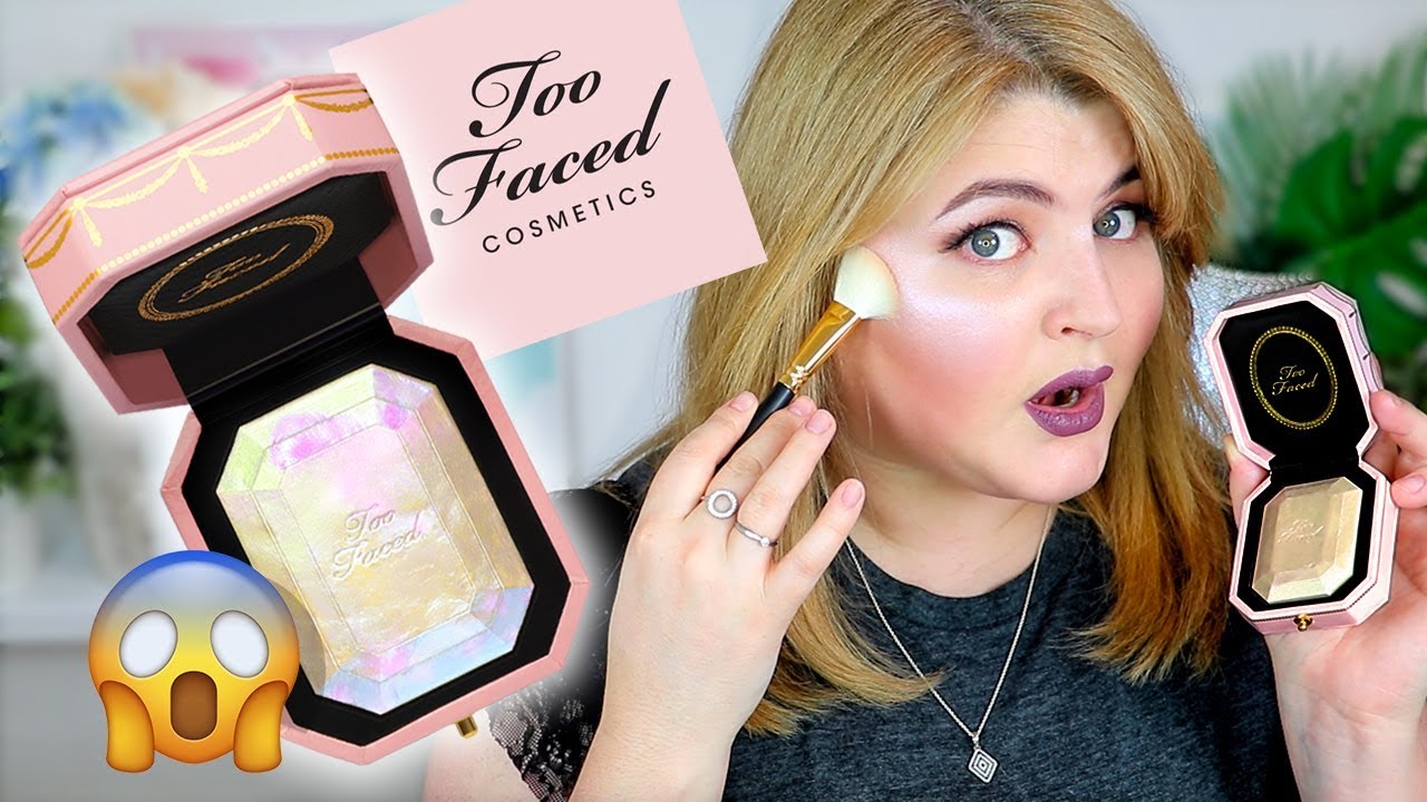 💎 ТЕСТИРУЮ ХАЙЛАЙТЕР БРИЛЛИАНТ Too Faced DIAMOND HIGHLIGHTER