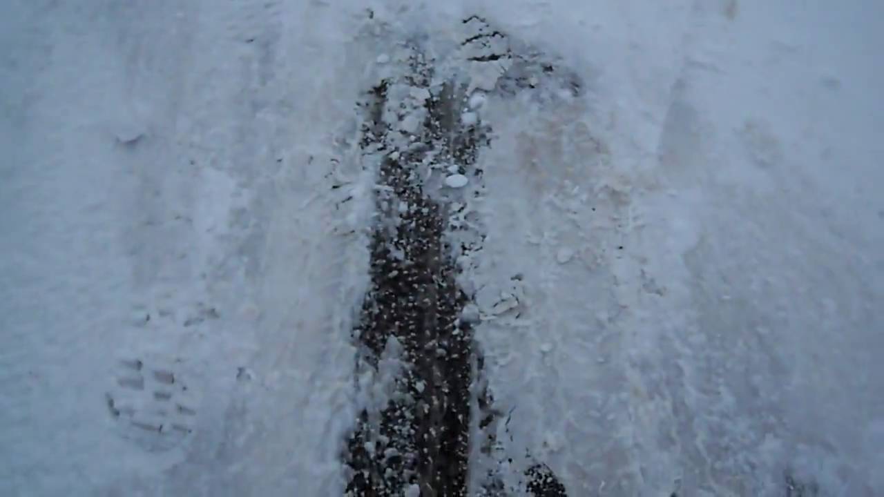 Snow drifts mid wales 2010
