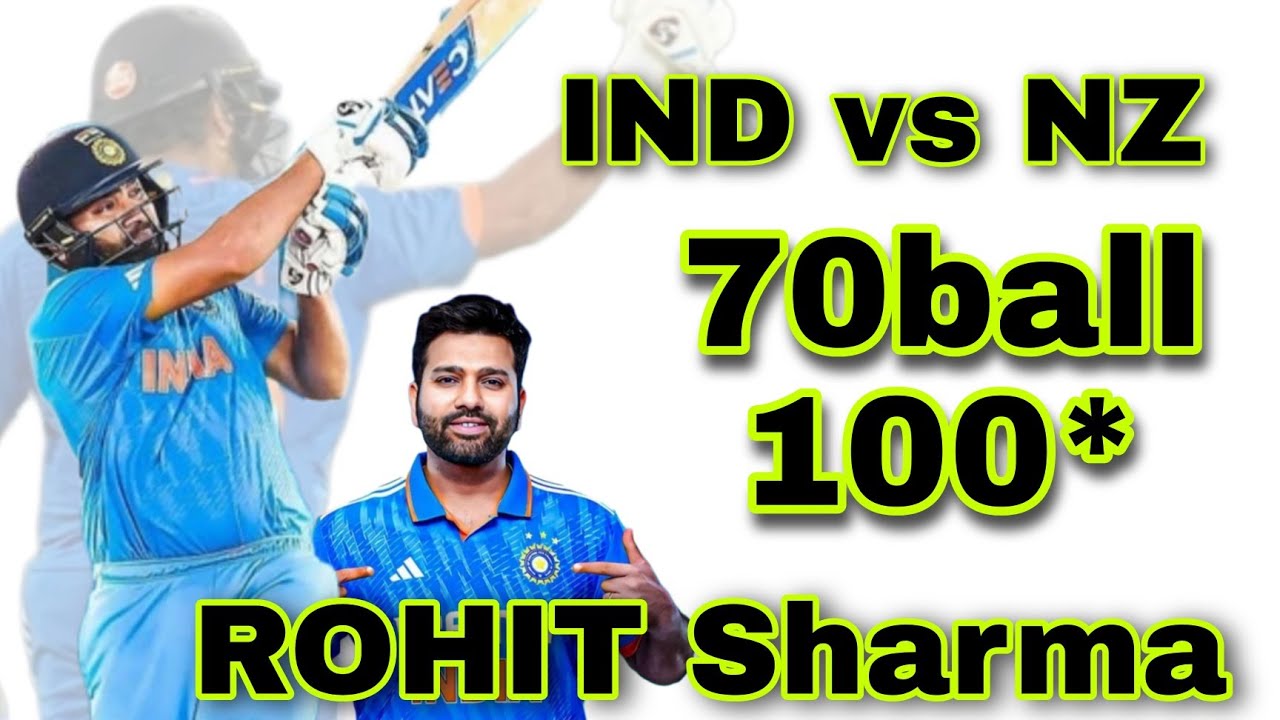 Rohit Sharma 70ball100*runs ... IND vs NZ 2nd odi match highlights 