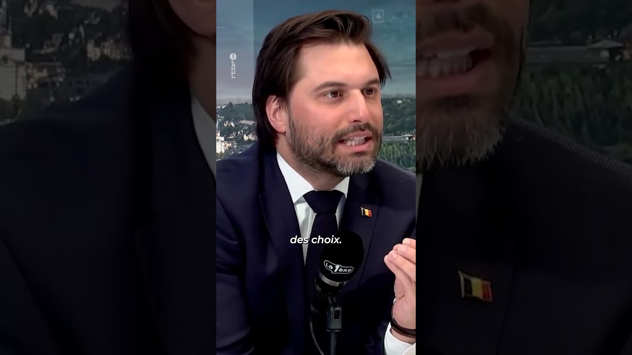 Georges-Louis Bouchez : Avoir plus de 4 enfants c'est un choix personnel ? #rtbf #lapremiere #shorts