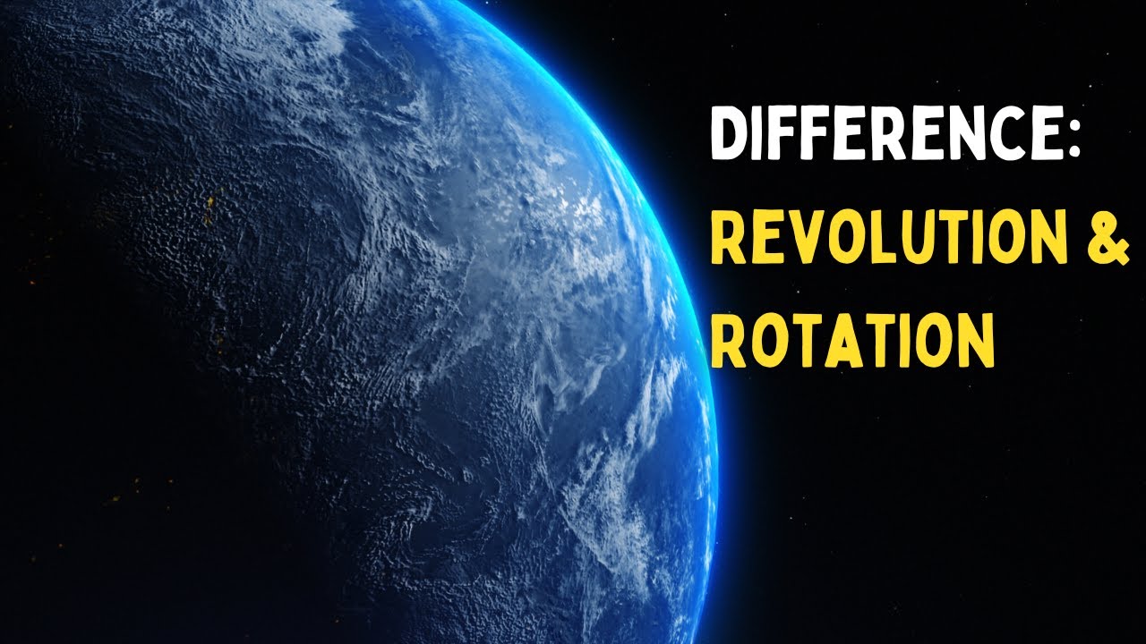 Difference Between Revolution and Rotation | How does Earth Rotate? | #planet #rotation #revolution