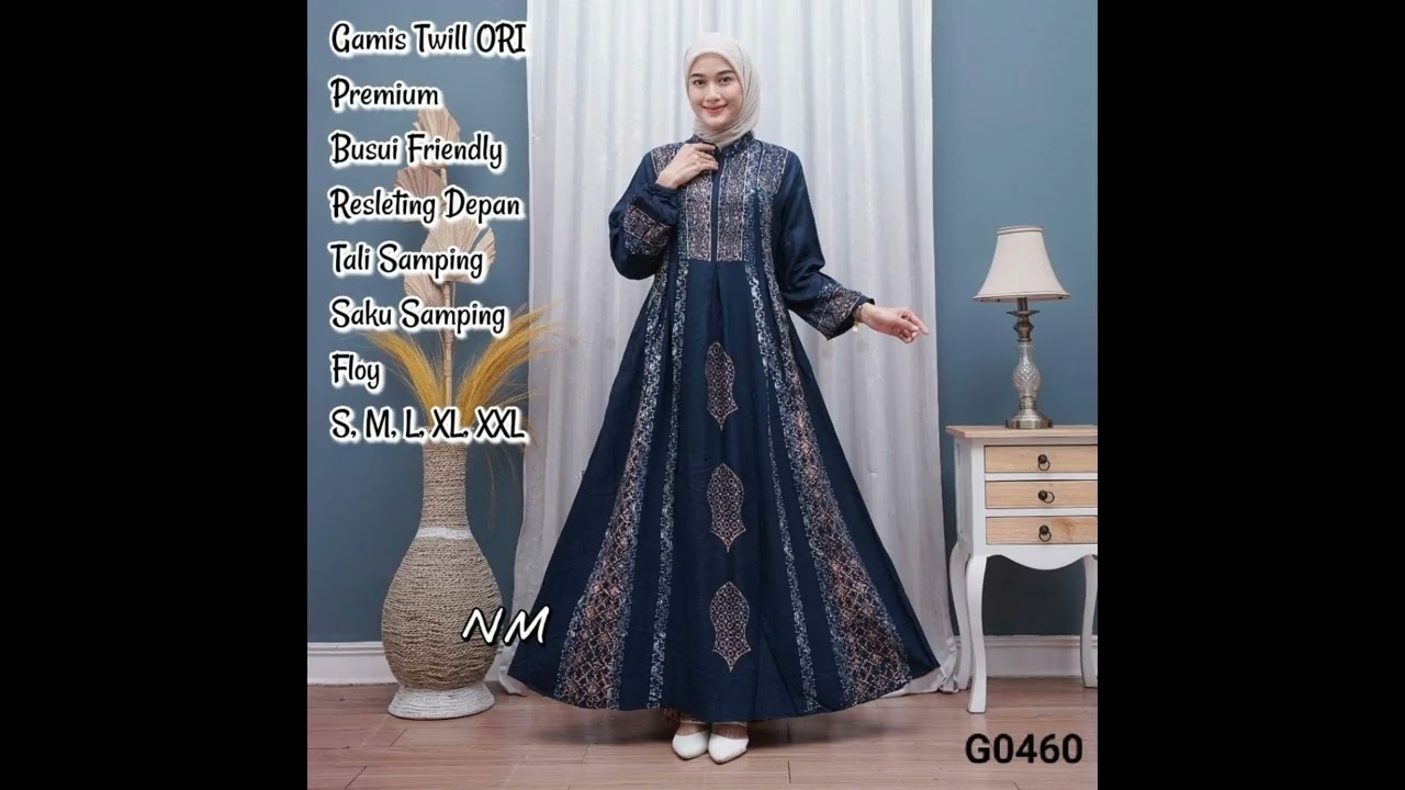 Gamis kaftan rayon twill wa 0822 2668 2891