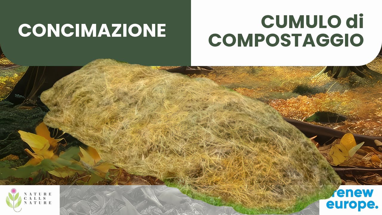 Orto: Concimazione - Il Cumulo di Compostaggio. Guida pratica all'agricoltura sostenibile. 06/33
