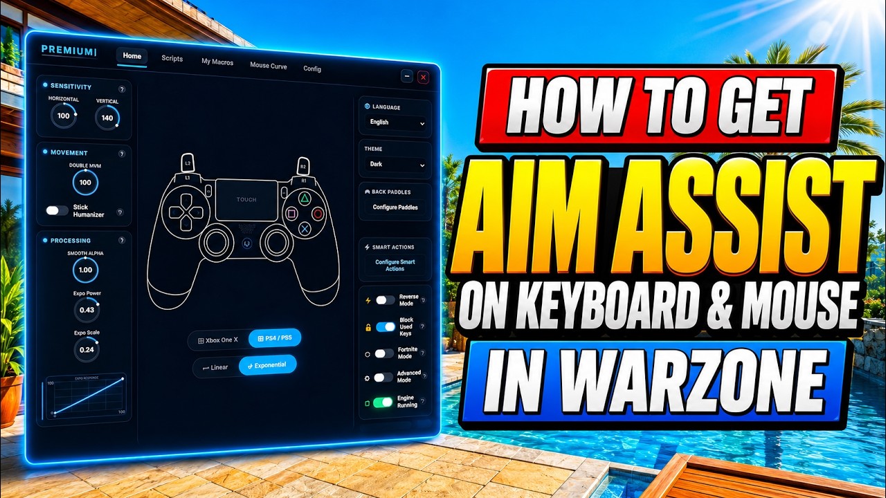 Best *NEW* Software for Warzone Aim Assist on Mouse (PC & Console)