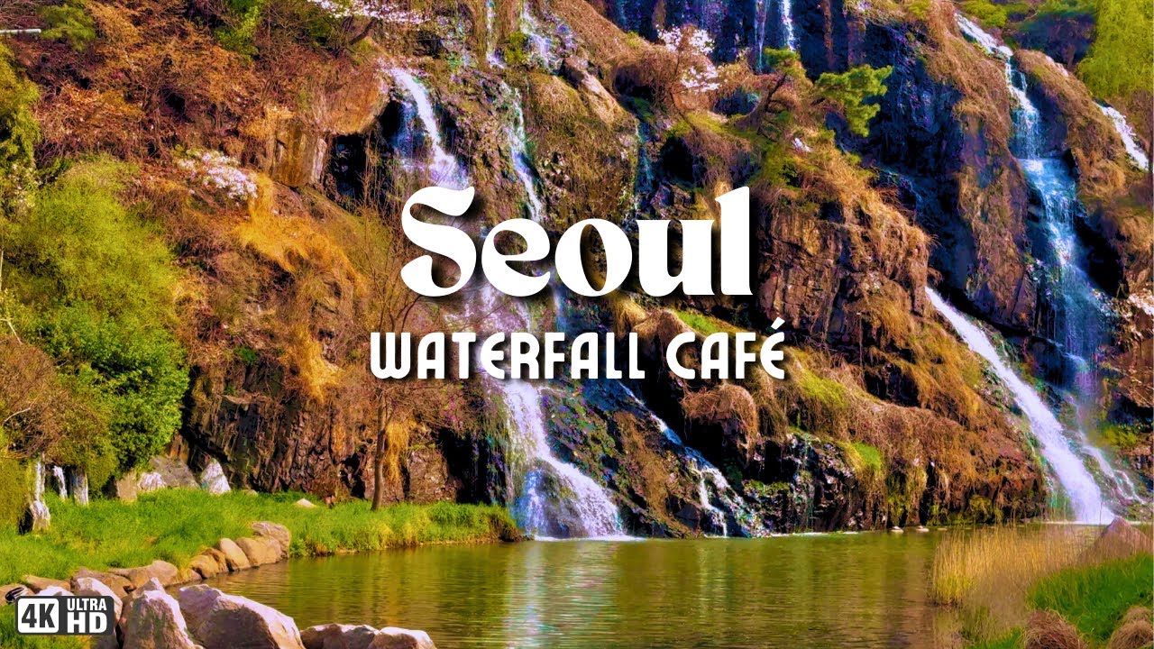 Hongjecheon Artificial Waterfall (Cafe Pokpo) and Eunpyeong Hanok Village | Seoul Spring Vlog 5
