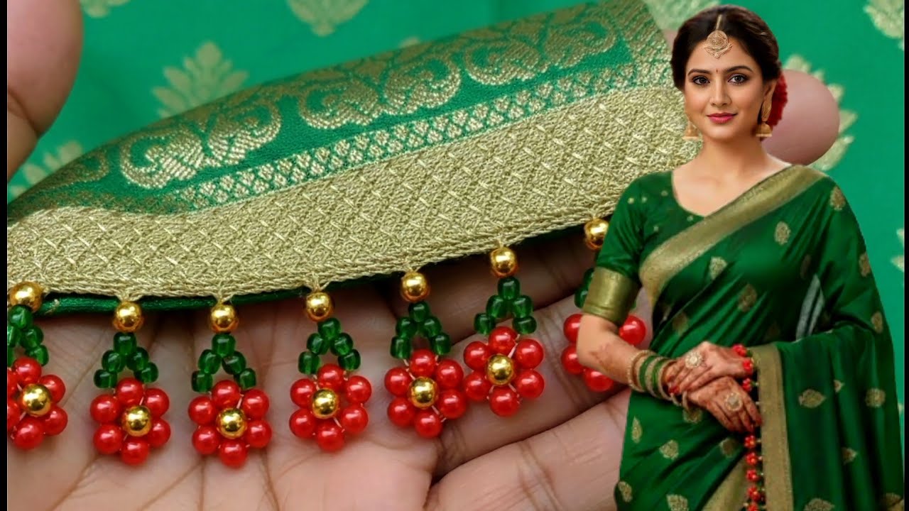 Upgrade Your Sari Style with Just oneTassel👌👌👌