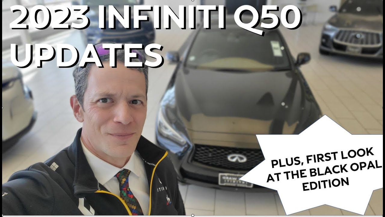 See What Changed for the 2023 INFINITI Q50, First Look: Black Opal Edition!