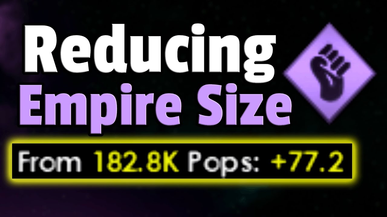 Best Ways To Reduce Your Empire Size in Stellaris 4.0