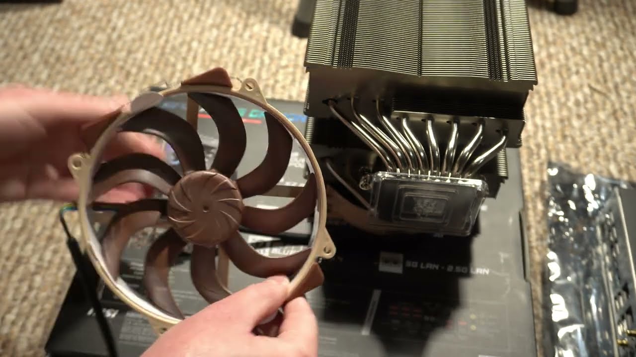 Installing the Noctua NH-D15 G2 LBC to an AM5 Motherboard