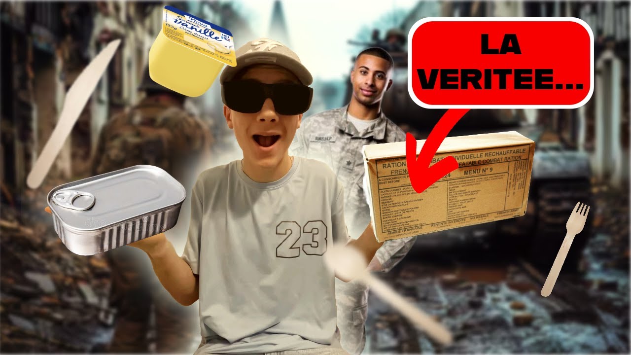 ON TESTE UNE VRAIE RATION DE COMBAT MILITAIRE FRANÇAISE… DINGUERIE 😤🔥| chaîne Twitch raphadu75 !