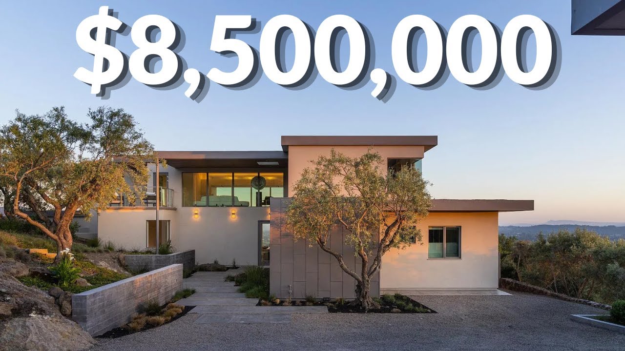 Inside a $8,500,000 Casual Modern Mansion With INSANE Views | California Luxury Home Tour