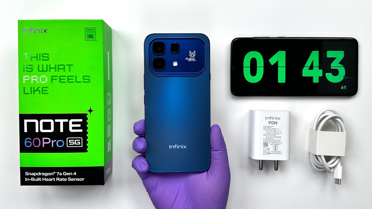 Infinix Note 60 Pro Charging Test