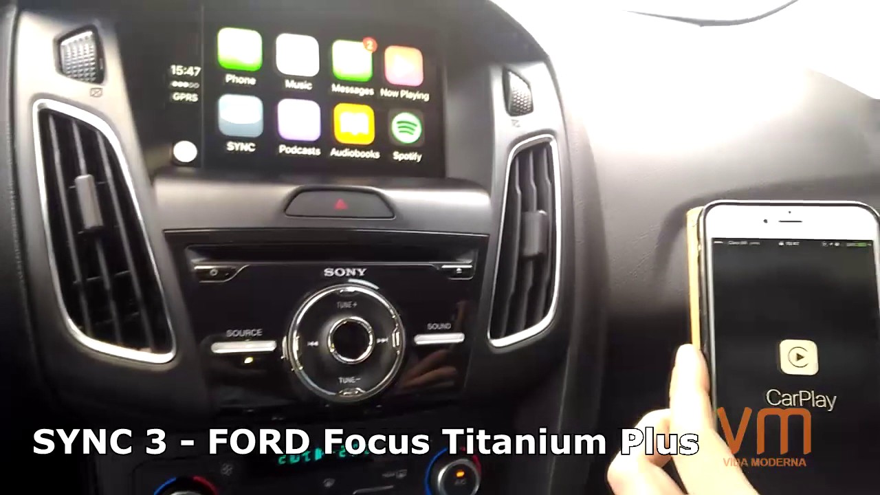 FOCUS TITANIUM PLUS - SISTEMA MULTIMÍDIA SYNC3