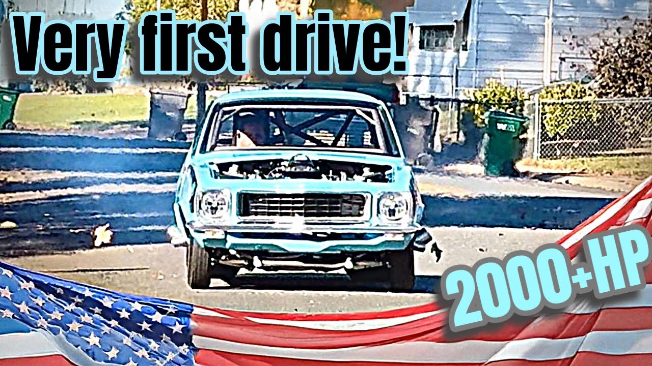 6 second Torana build hits the street on its very first drive!