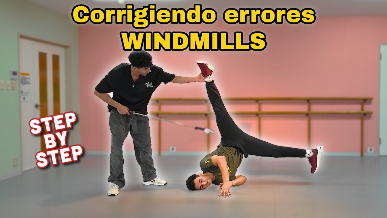Corrigiendo Errores En WINDMILLS  (Paso a paso) | Power Moves Lesson | Breakdance Tutorial