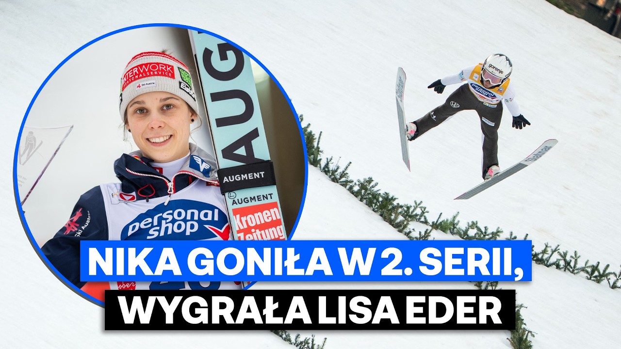 Lisa Eder wygrała 2. raz w karierze, 3. miejsce Niki Prevc, kolejne punkty PŚ Ani Twardosz | skrót