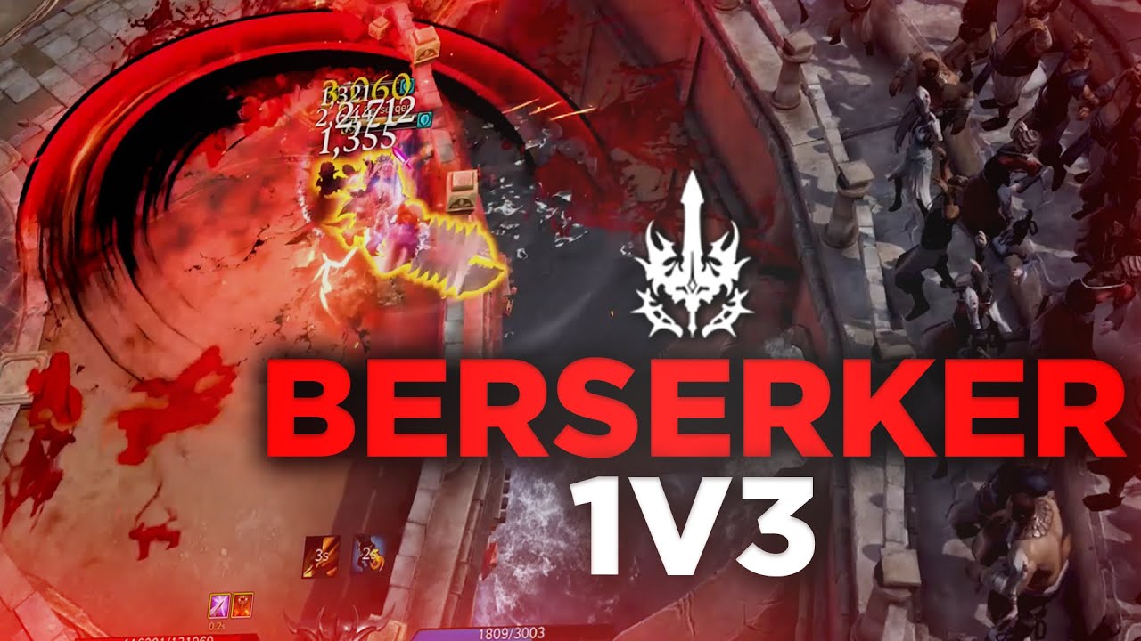 LOST ARK BERSERKER 1V3 PvP | CONTROL THE RAGE