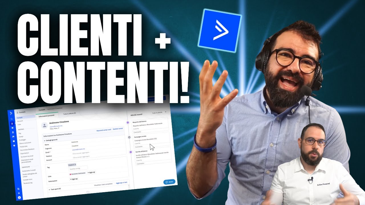 Il CRM PERFETTO grazie ad ACTIVE CAMPAIGN 💡 Strumento avanzato per GESTIRE CLIENTI