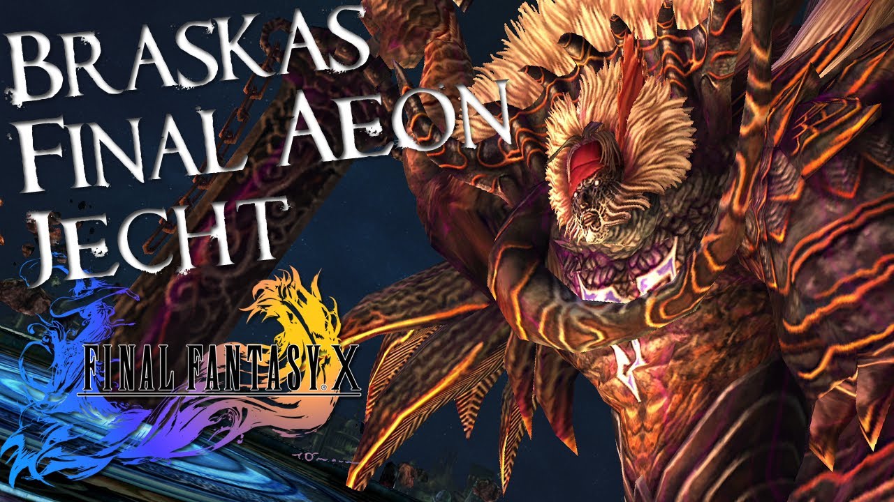 Braskas Final Aeon Jecht - With full cut scene - Final Fantasy X HD Remaster HD