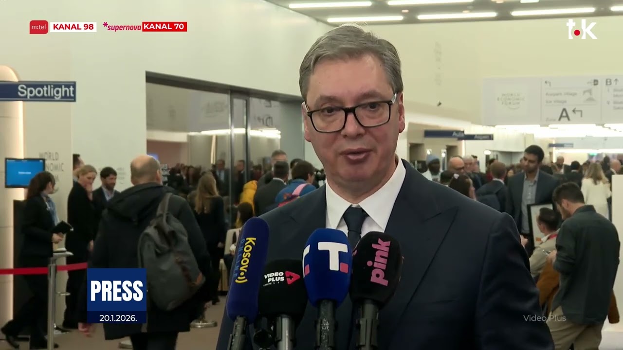 Vučić iz Davosa: 100 dana smo bili bez nafte, to niko nije osetio; Očekujemo do petka odgovor OFAK-a