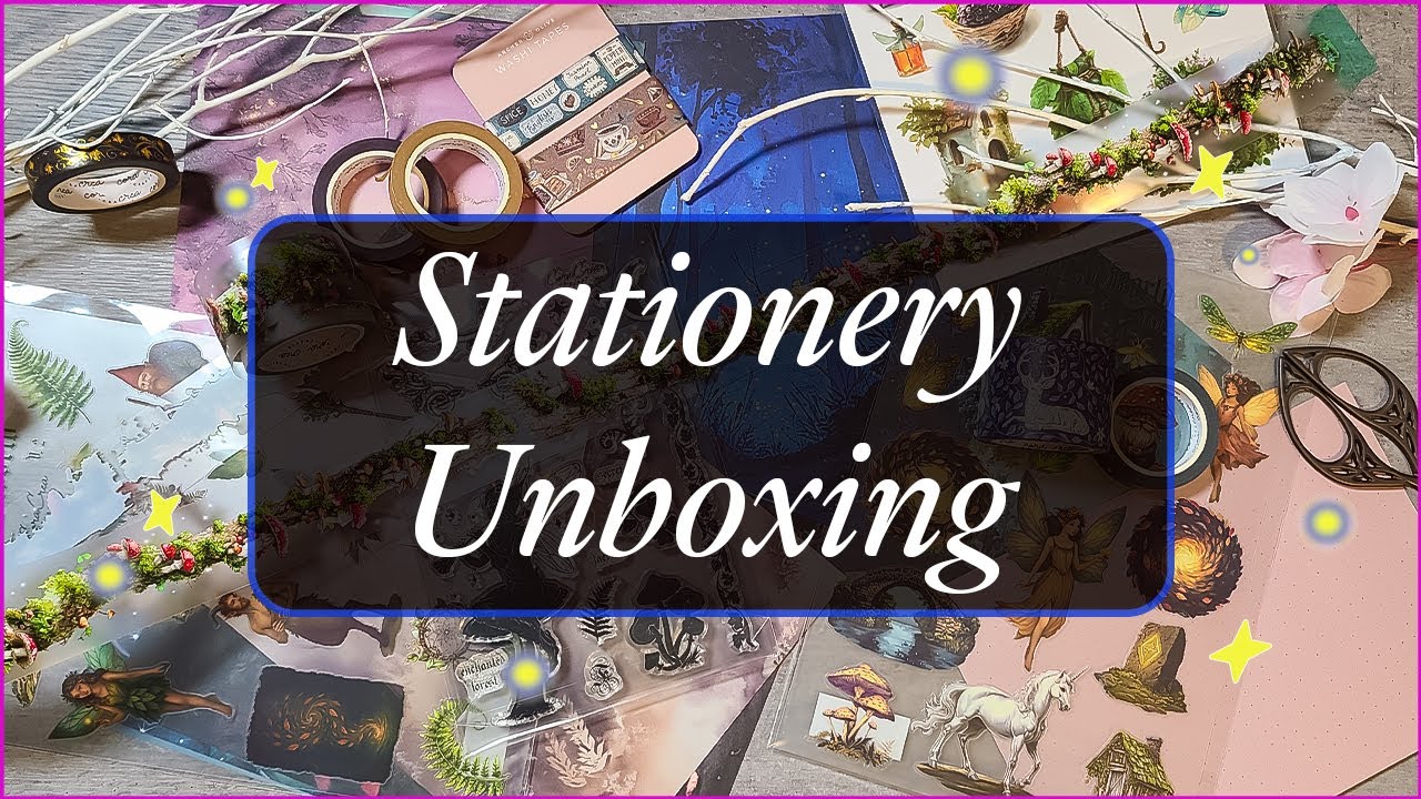 🍵 Tea & Fairy Magic Unboxing✨Archer & Olive + Cora Crea Crafts Journal Subscription Boxes 🧚‍♀️✨